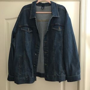 Jean jacket, unisex really (Men’s 2X) never worn!
